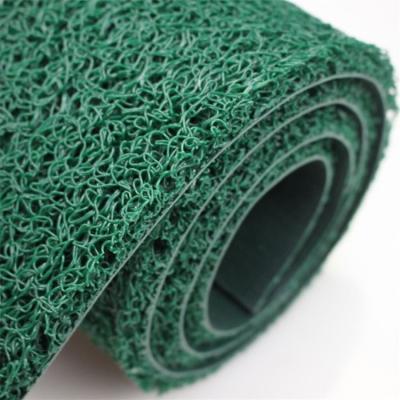 China Factory Wholesale 120*1800cm Custom PVC Coil Mats Washable Mats Wire Drawing Coiled Door Non-Slip PVC Coil Door Mat for sale