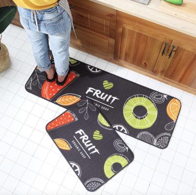 China Wholesale Mat Set Colorful Non-slip Polypropylene Kitchen Anti-bacteria Floor Kitchen Anti-bacteria Absorbent Floor Mat for sale