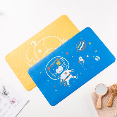 China Wholesale Custom Cartoon Waterproof Mat Kids Bathroom Mat Safety Children Bathroom Mat Non-slip Size Natural Rubber for sale