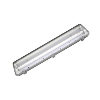 China Wholesale Supermarket Gallery Garden Plastic Fluorescent Light Housing 2x36w Lamp Waterproof Fixture ip65 for sale