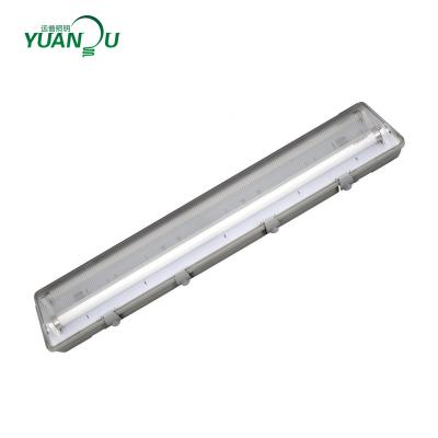 China Factory T8 18W Fluorescent Waterproof Light IP65 LED Tube Light Outdoor Light Fixture for sale