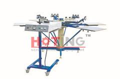 China Manual rotary screen printing machine for sale