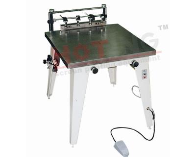 China Manual vacuum table screen printing machine for sale