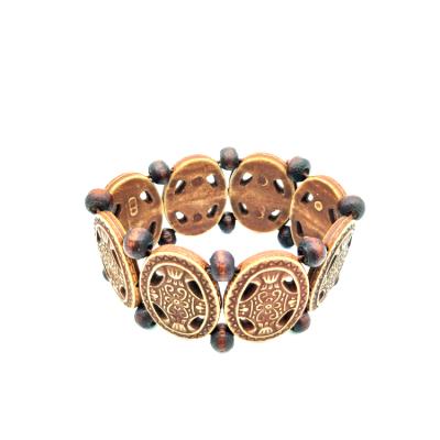 China TRENDY Wooden Bead Bracelet Carving Craft Bracelet Resin Bracelet Neutral for sale