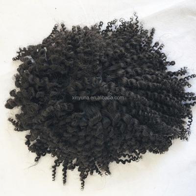 China New Full Afro 2022 Color Braid Lace Hand Made Black Afro Indian Hair Unity Curly Male Toupees For Black Men for sale