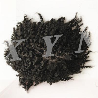 China Afro Hairpiece Braided Beautiful Curl Mens Hairpiece Lace Plus Wigs 8X10Inch Men PU Hair Wig Braided 8