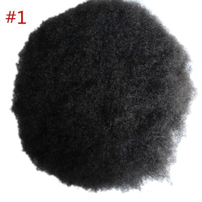 China Swiss 100% Indian High Quality Curly Afro Lace Hairpiece Human Hair Wig Men's Hair Toupee For Men for sale