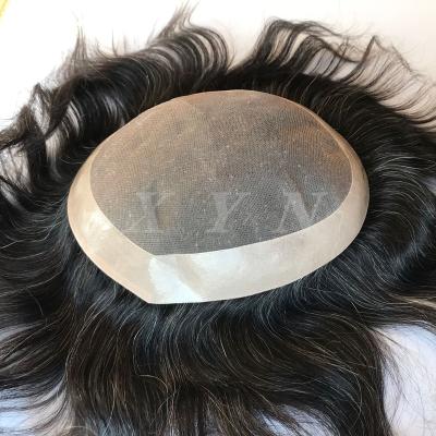 China Gray Hair #1B20 Gray Hair #1B20 Freestyle Fine Core Men Older Men Hairpieces Mono Hairline Natural Hairpiece High Quality Long Lasting Units for sale