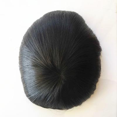 China 100% Virgin Human Hair Good Quality Human Involved Hairpiece Hairpiece Human Involved Hairpiece 100% Virgin Hairpiece Natural Hairline 8X10Inch for sale