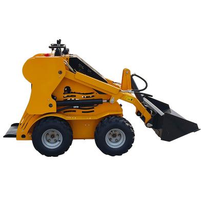 China Free Shipping SkidSteer Mini Wheel Loader Crawler Skid Steer Loader Small Electric Skid Steer Loader 200KG 400KG for sale