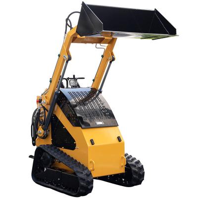 China 200kg Epa Construction Machines Small Chinese International Mini Skid Steer Loader with Bucket Mulcher Skidsteer Loader for sale