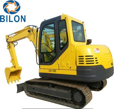 China High Power Mini Crawler Excavator 6 Ton Operating Weight With 4.8km/H Rated Speed for sale