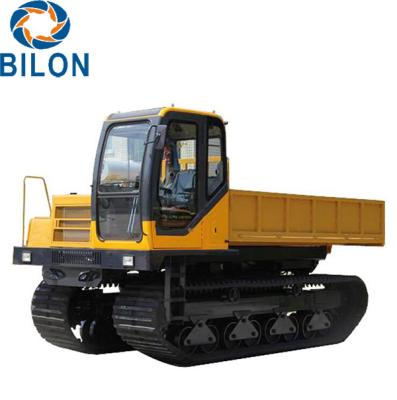 China Stable Running Garden Crawler Dump Truck 10 Ton Diesel Fuel Type Mini Dumper Truck for sale