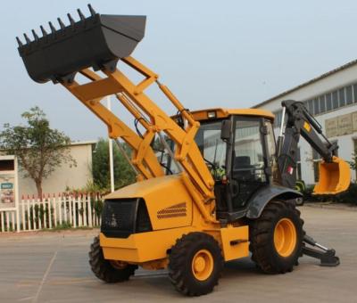 China 0.3cbm 4x4  Backhoe Loader 7 Ton Case Backhoe Loader for sale