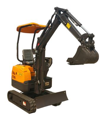 China Garden 1.6T Mini Crawler Excavator Machine Displacement 23.3 L / Min for sale