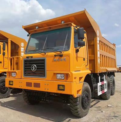 China Shacman 70T Left Hand Driving Crawler Dump Truck 6x4  Euro 3 For Mining for sale