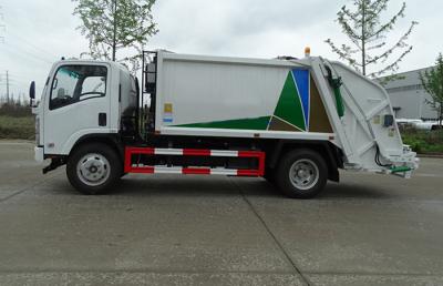 China 8000L ISUZU Garbage Compactor Truck 7cbm To 8cbm Capacity  ISO9001 for sale