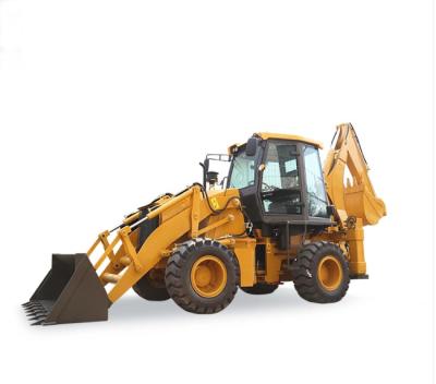 China 75kw Front Discharge 2500 kg Hydraulic Backhoe Loader for sale