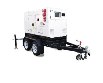 China Dual Axle 500KVA Silent Diesel Generator Trailer For Industry Mine for sale