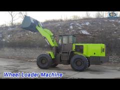 Front End Wheel Loader Machine 42KW 0.73m3 Bucket Hydraulic Operation