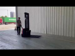 electric forklift warehouse automatic stacker 1 ton 1.2 ton 1.5 ton electric pallet stacker