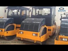 Diesel Engine Vibratory Road Roller 82KW 10 Ton 4 Cylinder High Efficiency