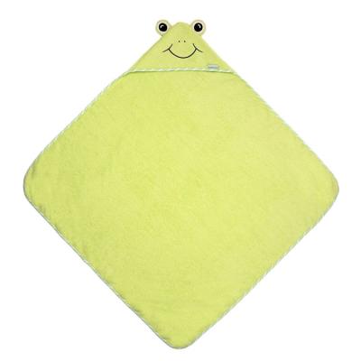 China 100% Cotton QUICK DRY Compressed Baby Hooded Bath Towel Customized Hooded Changeable Towel for sale