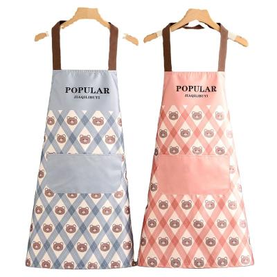 China Simple Custom Logo Heavy Duty Canvas Gardening Tools Apron Waterproof Kitchen Work Aprons for sale