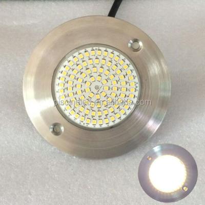 China Pool / Stacks 110mm 316 Stainless Steel Face Ring Led Underwater Light 12v for sale