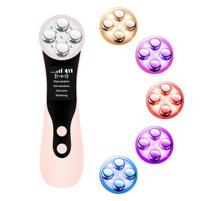 China LED Photon Skin Rejuvenation Beauty Anti-Puffiness EMS Micro-Current Instrument Anti-Puffiness RF Guide Lifting Instrument for sale