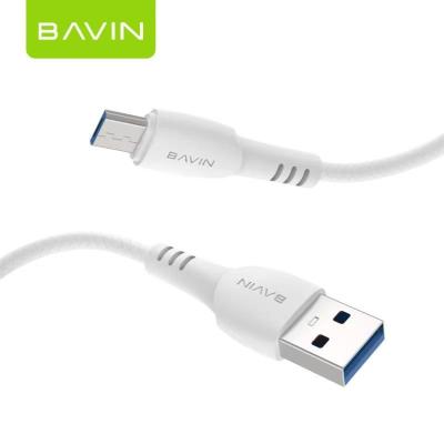 China Built In Chip BAVIN Wholesale Price 5V 2.4A Custom Micro Usb Type C Mobile Phone Fast Charging Data Cable For Android iPhone CB221 for sale