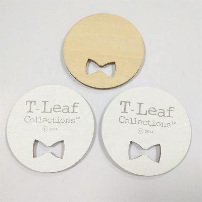 China Europe OEM Brand Printing Wooden Tag for sale