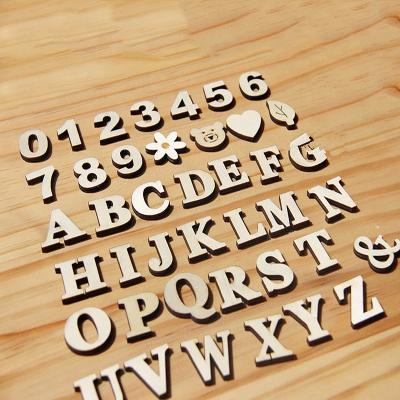 China Europe plywood alphabet letter cut wood crafts for sale