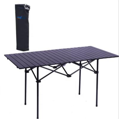 China Modern Outdoor Aluminum Folding Camping Foldable Camping Table Camping Table and Chair Kitchen Table Set for sale