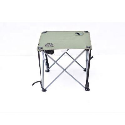 China EUROPEAN BARBECUE Folding Aluminum Camping Mini Cloth Table Picnic Outdoor Small Folding Portable Folding Leisure Table Beach Training Table for sale