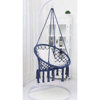 China Outdoor INS Wind Hammock Adult INS Leisure Hammock Garden Swing Chair INS Wind Hammock Cradle For Kids Cotton Rock Chair hanging indoor for sale