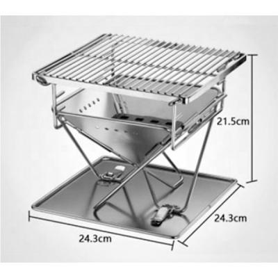 China Universal Adjustable BBQ Grill Heater Racks Adjustable Size BBQ Grill Stand Metal Waist Rack For Sale in 21.5*24.3*24.3cm for sale