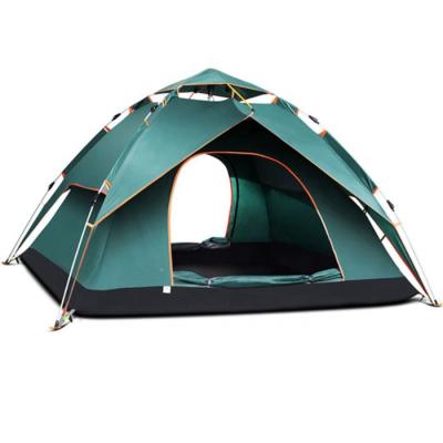 China Extended Type Extended Type 3-4 Persons Camping Tent Rain Multifunctional Outdoor Thick Automatic Open Free Build Outdoor Camping Tent for sale