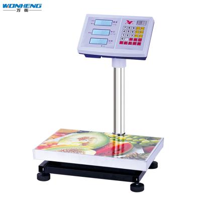 China Good Quality 60kg Suitable Bench Price Tcs Electronic Platform Scale Made In China 24*34cm for sale