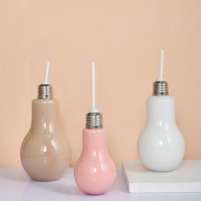 China Best Selling Empty Fruit Juice Beverage Bulb Juice Bottle Custom Plastic Pet Food Bebida Plastico Botella for sale