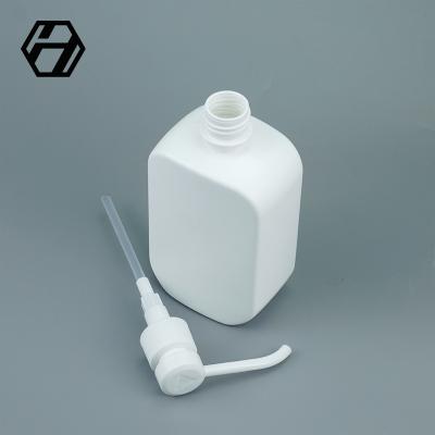 China White 300Ml Square Foam Soap Dispenser Bottle Cosmetic Wholesale Pet Cleaning Foaming Bottle for sale