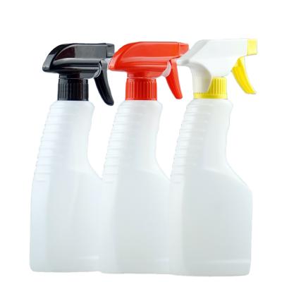 China Personal Care 500ml Bottle Plastic Bottle With Colored Trigger Spray For Strong Cleansing Liquids for sale