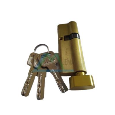 China Die Casting Zinc Alloy Zinc Alloy Copper Plated Lock Cylinder for sale