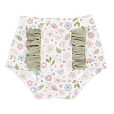 China Breathable Wholesale Baby Shorts High Waist Baby Summer Clothes Floral Toddler Baby Bloomers for sale