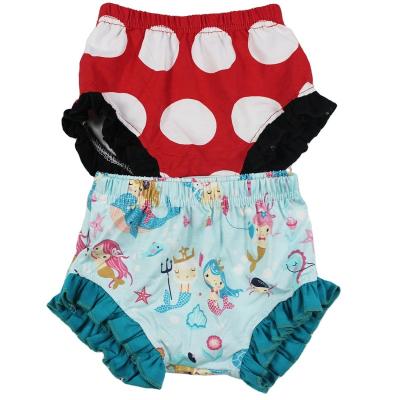 China Wholesale Hot Sale Viable Baby Clothes Cotton Baby Short Pants Baby Bummies Diaper Kids Ruffle Bloomers for sale