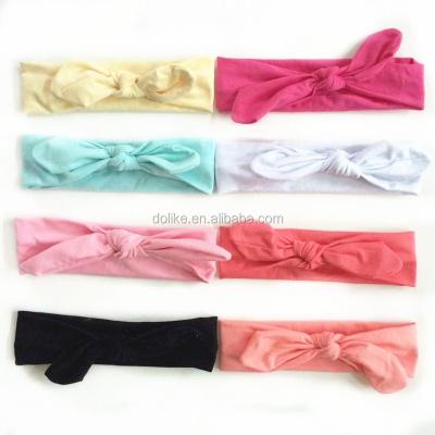 China Baby Wholesale Cheap Hairband Cute Fashion Bow Makeup Headbands For Kids for sale