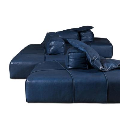 China Other Top Sales Italian Modern High Quality Velvet Sectional Sofas Luxury Leather Sofa Couch Modular Sofa for sale