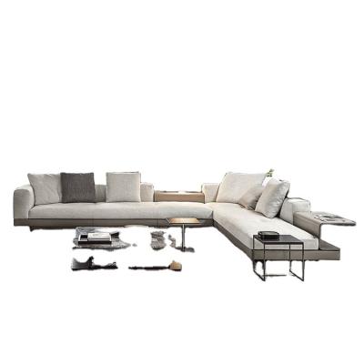 China Modern high quality luxury sectional fabric sectional living room corner sectional living room Italy style Italy style leather sofa set for sale