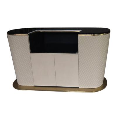 China Luxury Design Leather Custom Furniture Home Bar Counter (Other) Adjustable For Sale for sale