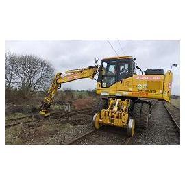 China Manual Road Rail Excavator Unpowered 25m Per Min 7000mm Wheelbase for sale